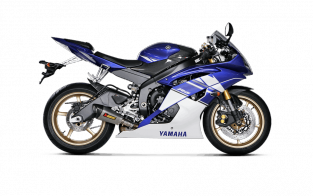 Akrapovic Slip-on Line Titanium Einddemper zonder E-keur Yamaha YZF-R6 2010 2020